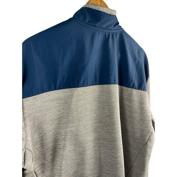 Orvis Bonded Mesh Fleece Full Zip Jacket Gray & Blue Size XL - Picture 12 of 14